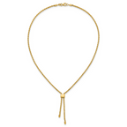 Leslie's 14K Polished/Dia-cut Fancy Rope Adj. up to 19in Necklace - Image 4