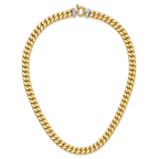 Leslie's 14K Two-tone CZ Polished Fancy Curb Necklace - Image 4