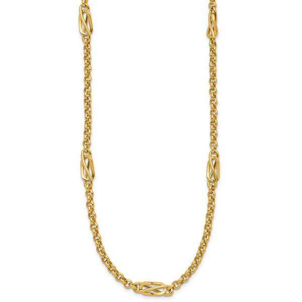 Leslie's 14K Polished Fancy Link Necklace - Image 2