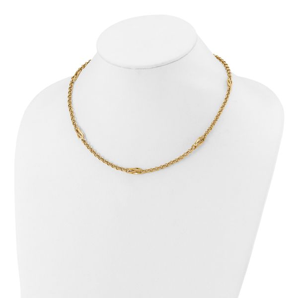 Leslie's 14K Polished Fancy Link Necklace - Image 3