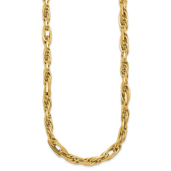 Leslie's 14K Polished Fancy Link Necklace - Image 2