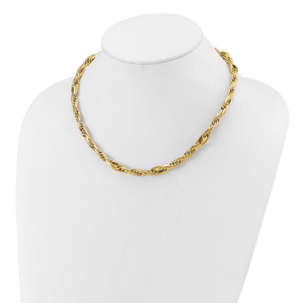 Leslie's 14K Polished Fancy Link Necklace - Image 3