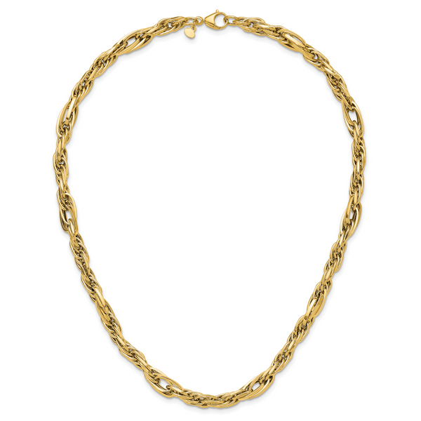 Leslie's 14K Polished Fancy Link Necklace - Image 4