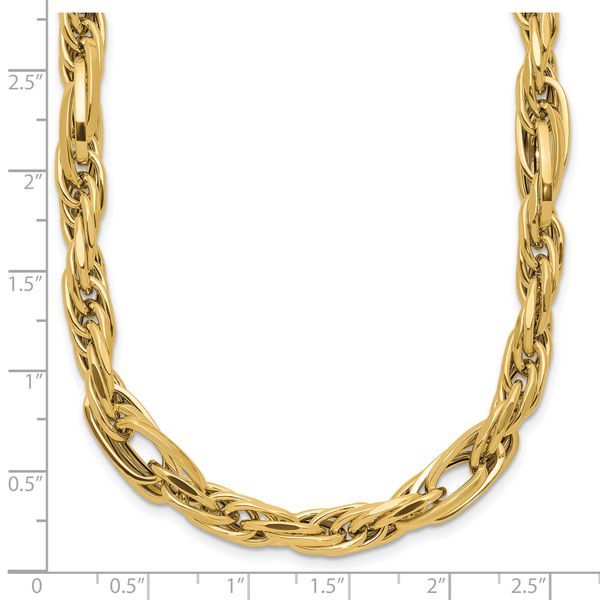 Leslie's 14K Polished Fancy Link Necklace - Image 5