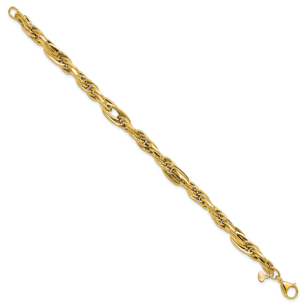 Leslie's 14K Polished Fancy Link Bracelet - Image 2
