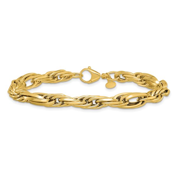 Leslie's 14K Polished Fancy Link Bracelet - Image 3