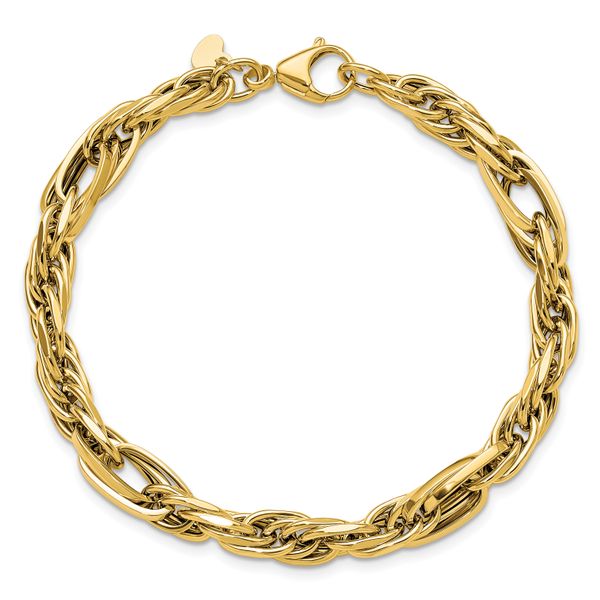 Leslie's 14K Polished Fancy Link Bracelet - Image 4