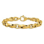 Leslie's 14K Polished Fancy Twisted Link Bracelet - Image 3
