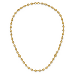 Leslie's 14K Polished Puffed Mariner Link Necklace - Image 5