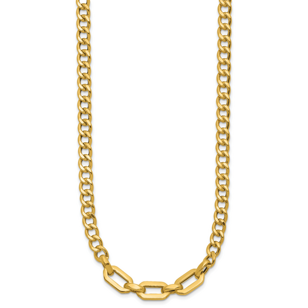 Leslie's 14K Polished Fancy Link Necklace - Image 2
