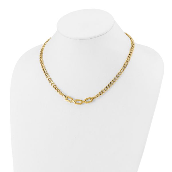 Leslie's 14K Polished Fancy Link Necklace - Image 3