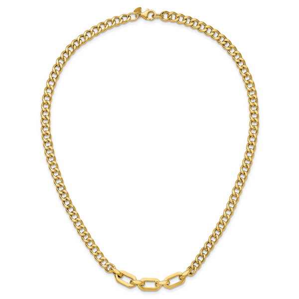 Leslie's 14K Polished Fancy Link Necklace - Image 4