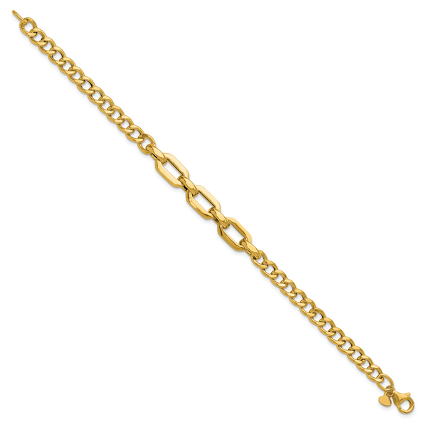 Leslie's 14K Polished Fancy Link Bracelet - Image 2