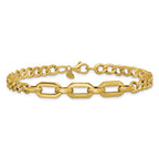 Leslie's 14K Polished Fancy Link Bracelet - Image 3