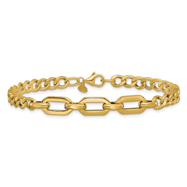 Leslie's 14K Polished Fancy Link Bracelet - Image 3