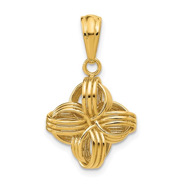 Leslie's 14K Polished Fancy Pendant