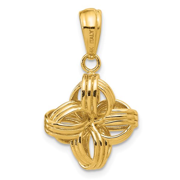 Leslie's 14K Polished Fancy Pendant - Image 3