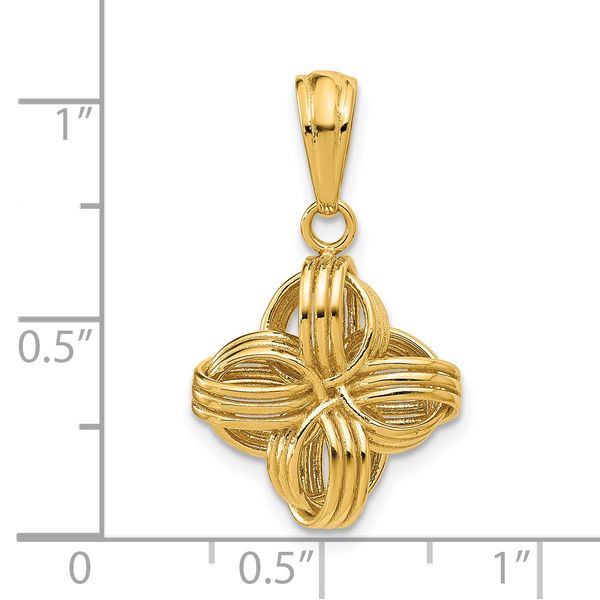 Leslie's 14K Polished Fancy Pendant - Image 4