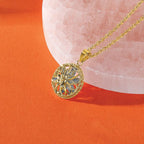 Leslie's 14K Two-tone Polished and Diamond-cut Fancy Pendant - Image 5