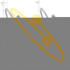 Leslie's 14K Polished Knot Flexible Bypass Bangle - Image 3