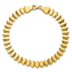 Leslie's 14K Polished Fancy Geometric Link Bracelet - Image 4