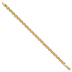 Leslie's 14K Polished Fancy Wave Link Bracelet - Image 2