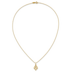 Leslie's 14K Polished Floral Pendant Necklace - Image 4