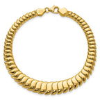 Leslie's 14K Polished Fancy Graduated Bracelet - Image 4