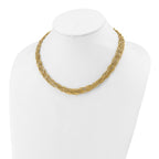 Leslie's 14K Polished/Diamond-cut Multi-strand Singapore Necklace - Image 3