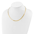 Leslie's 14K Polished Fancy Mirror Link Necklace - Image 3