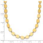 Leslie's 14K Polished Fancy Mirror Link Necklace - Image 5