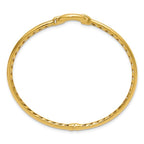 Leslie's 14K Polished Hinged Bangle - Image 2