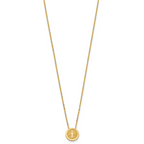 Leslie's 14K Polished and Satin Tree of Life Necklace - Image 2