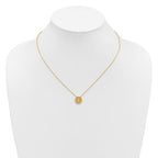 Leslie's 14K Polished and Satin Tree of Life Necklace - Image 3