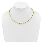 Leslie's 14K Polished Geometric Link Necklace - Image 3