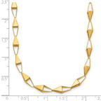 Leslie's 14K Polished Geometric Link Necklace - Image 5