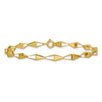 Leslie's 14K Polished Geometric Link Bracelet - Image 3