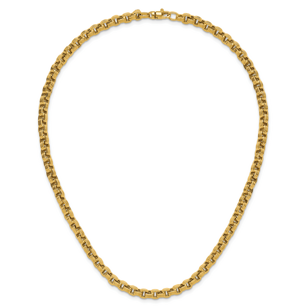 Leslie's 14K Polished Fancy Link Necklace - Image 4