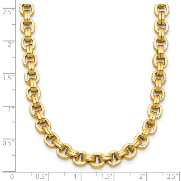 Leslie's 14K Polished Fancy Link Necklace - Image 5
