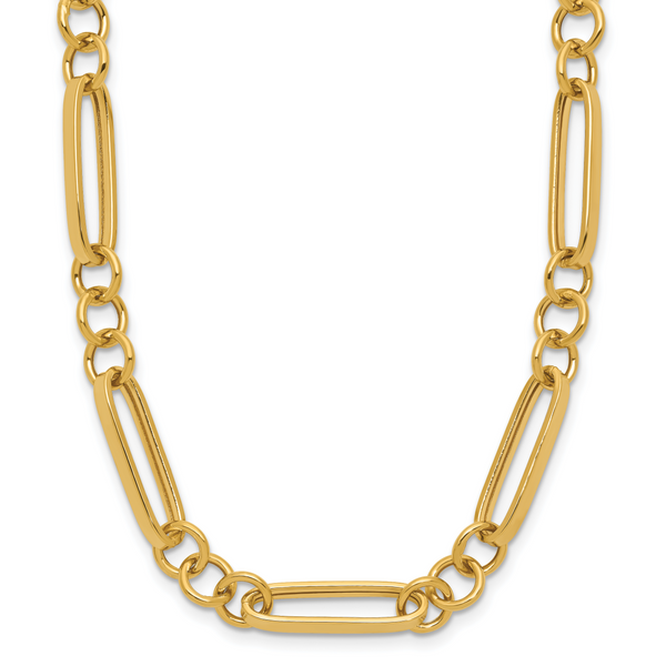 Leslie's 14K Polished Fancy Link Necklace