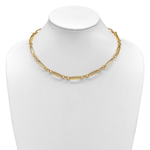 Leslie's 14K Polished Fancy Link Necklace - Image 3