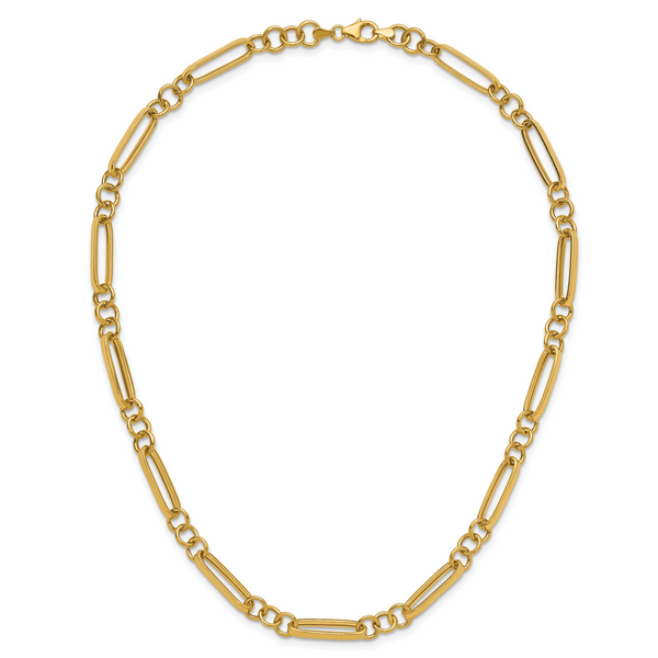 Leslie's 14K Polished Fancy Link Necklace - Image 4