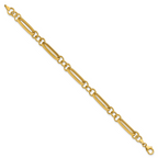 Leslie's 14K Polished Fancy Link Bracelet - Image 2