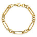 Leslie's 14K Polished Fancy Link Bracelet - Image 4
