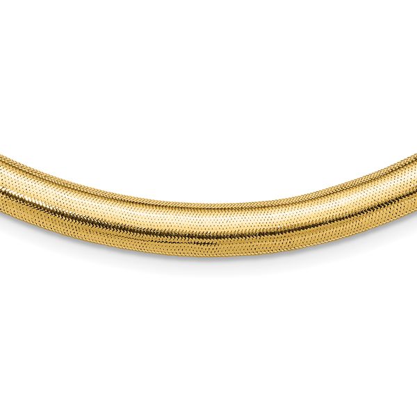 Leslie's 14K Polished Graduated Stretch Necklace