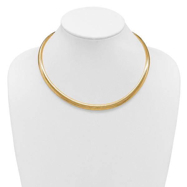 Leslie's 14K Polished Graduated Stretch Necklace - Image 2