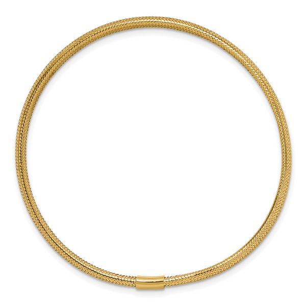 Leslie's 14K Polished Stretch Slip on Bracelet - Image 2