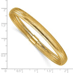 Leslie's 14K Polished Stretch Slip on Bracelet - Image 3