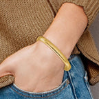 Leslie's 14K Polished Stretch Slip on Bracelet - Image 4