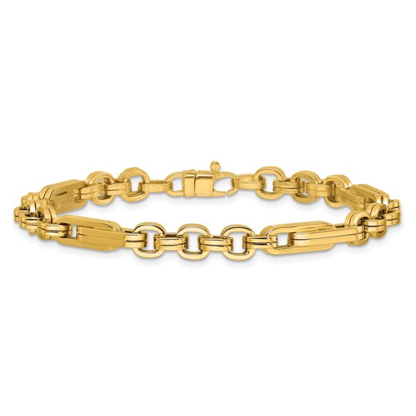 Leslie's 14K Polished Fancy Link Bracelet - Image 3